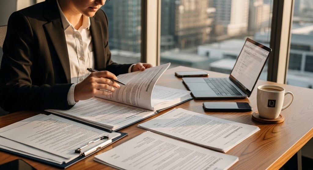 Homebuyer analyzing lender fees